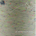 100 fios de fios de algodão nep